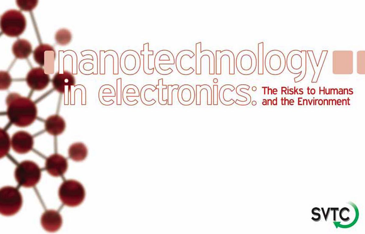 Report on Potential Risks of Nanotechnology in Electronics Needs a Second Draft