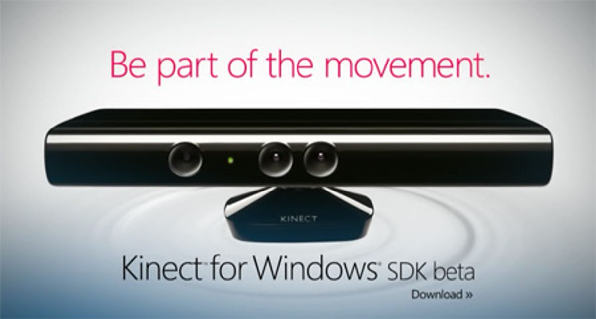 Microsoft Releases Kinect SDK, Roboticists Cackle With Glee