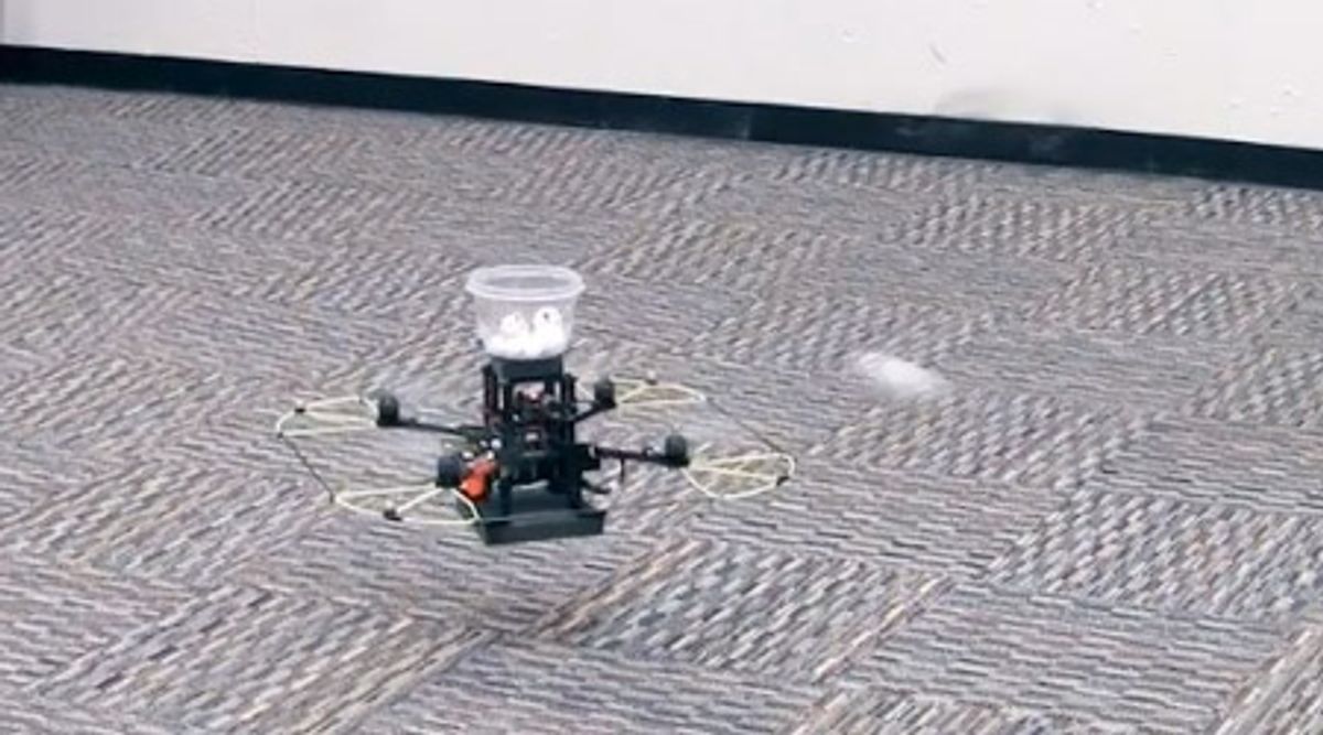 Quadrotors Can Now Play Catch, All-Robot Baseball Team Closer to Reality