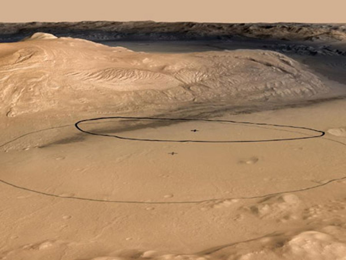 NASA Gets Confident, Shrinks Mars Rover's Landing Bullseye