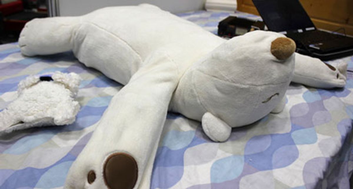 Robotic Pillow Pokes Snoring Humans in the Face