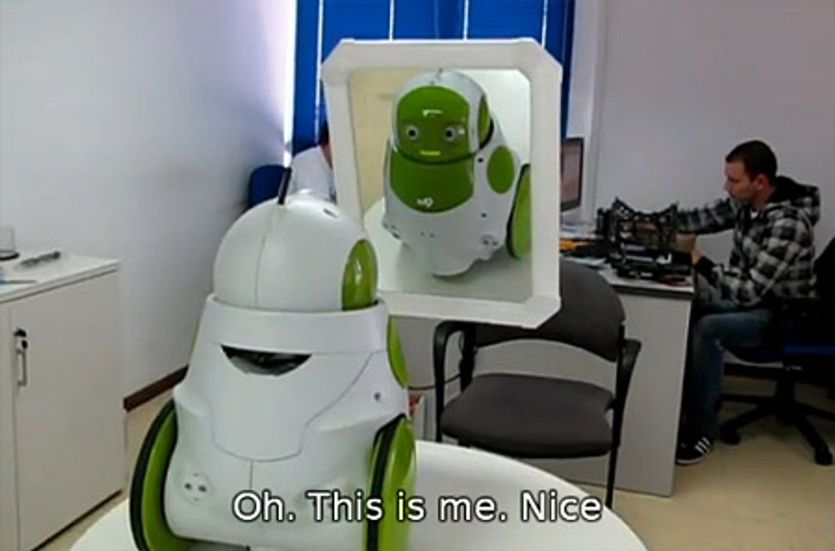 Qbo Robot Passes Mirror Test, Is Therefore Self-Aware