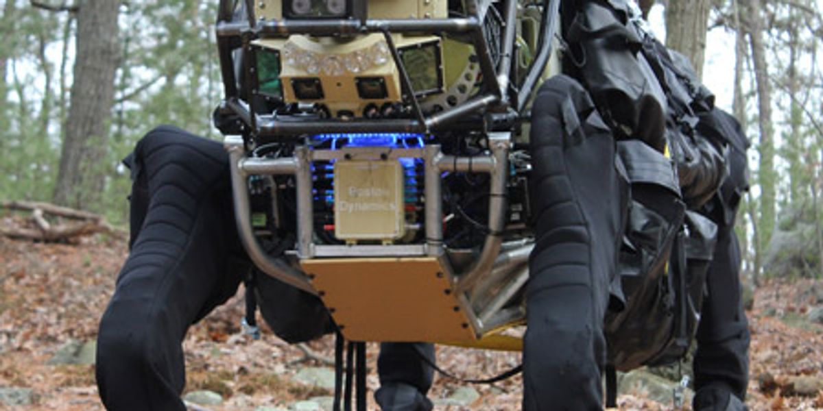 LS3 AlphaDog Robot Begins Outdoor Assessment (Video)