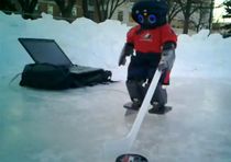 Canadians Teach Darwin-OP Robot to Ice Skate, Play Hockey
