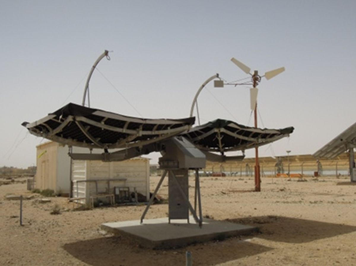 Solar Research Blooming in Israeli Desert