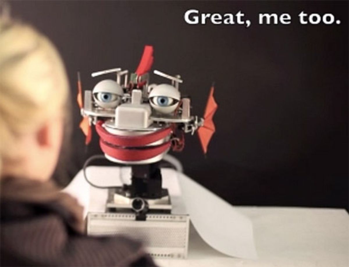 Robot Mirrors Our Emotions To Be More Social