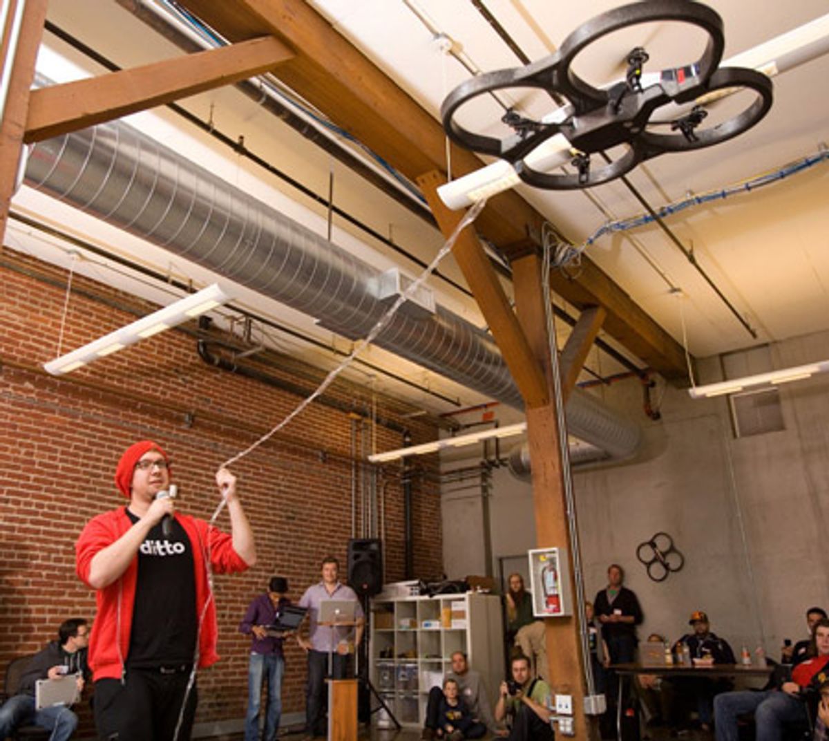AR Drone That Infects Other Drones With Virus Wins DroneGames