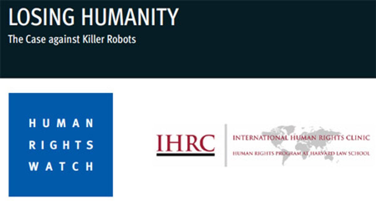 Human Rights Watch is Apparently Terrified of Military Robots, But You Shouldn't Be