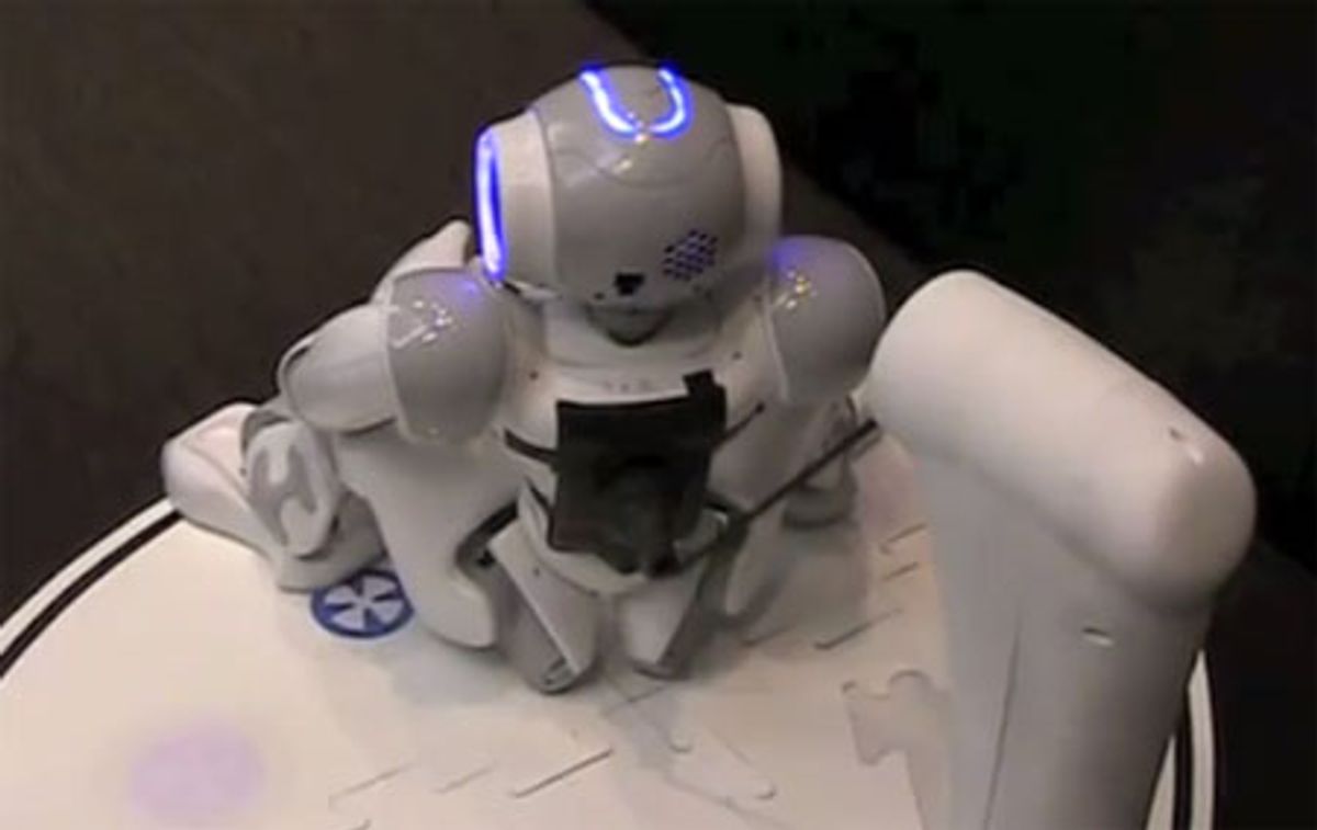 Nao Gets Clever New Self-Charger