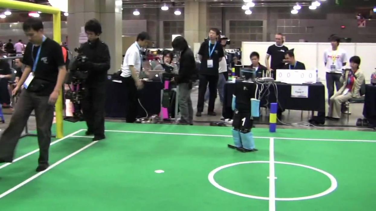 Robots Play Soccer Too