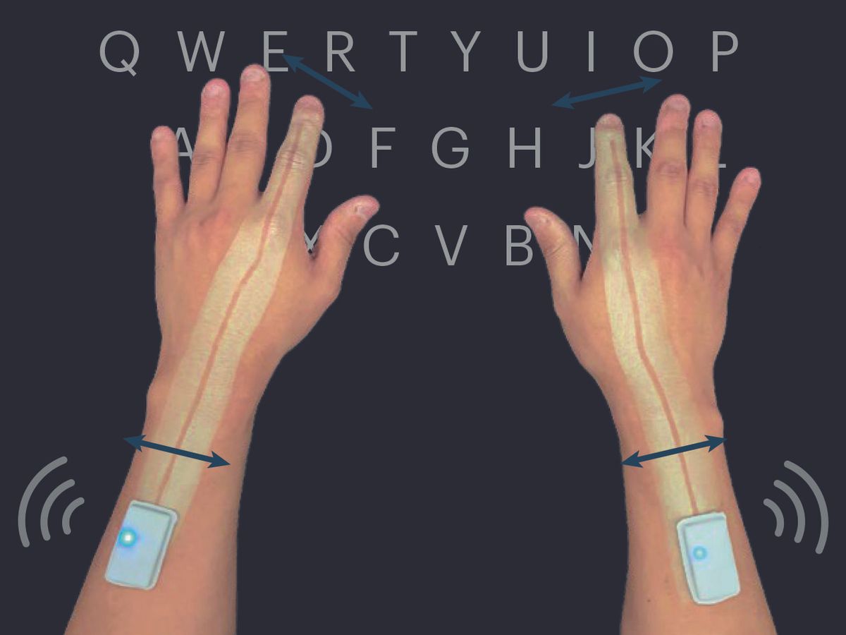 Spray-on Smart Skin Reads Typing and Hand Gestures