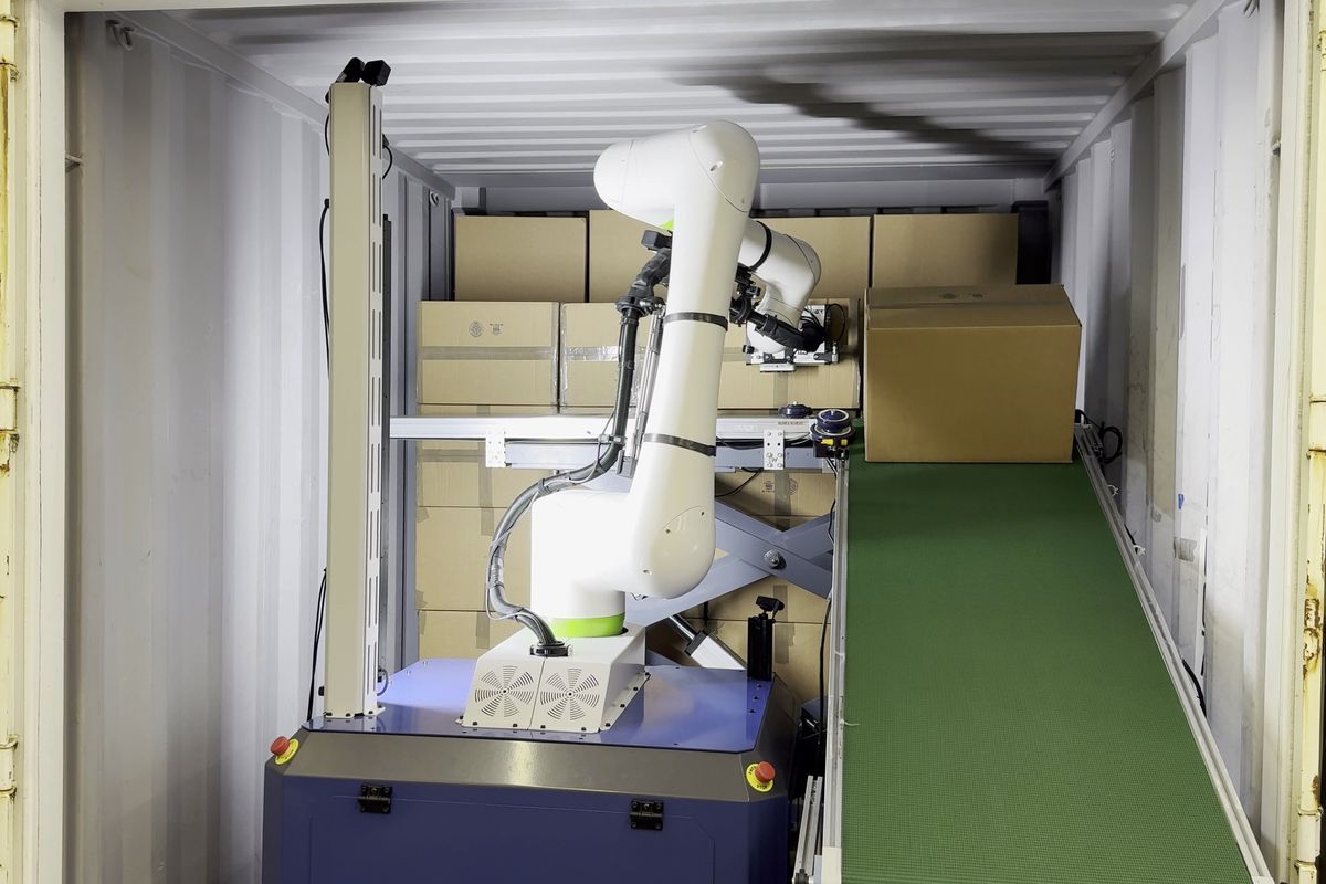 Anyware Robotics’ Pixmo Takes Unique Approach to Trailer Unloading