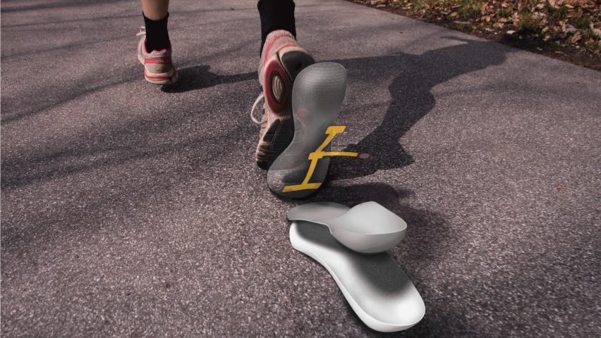 In shoe sensor to help seniors stay active