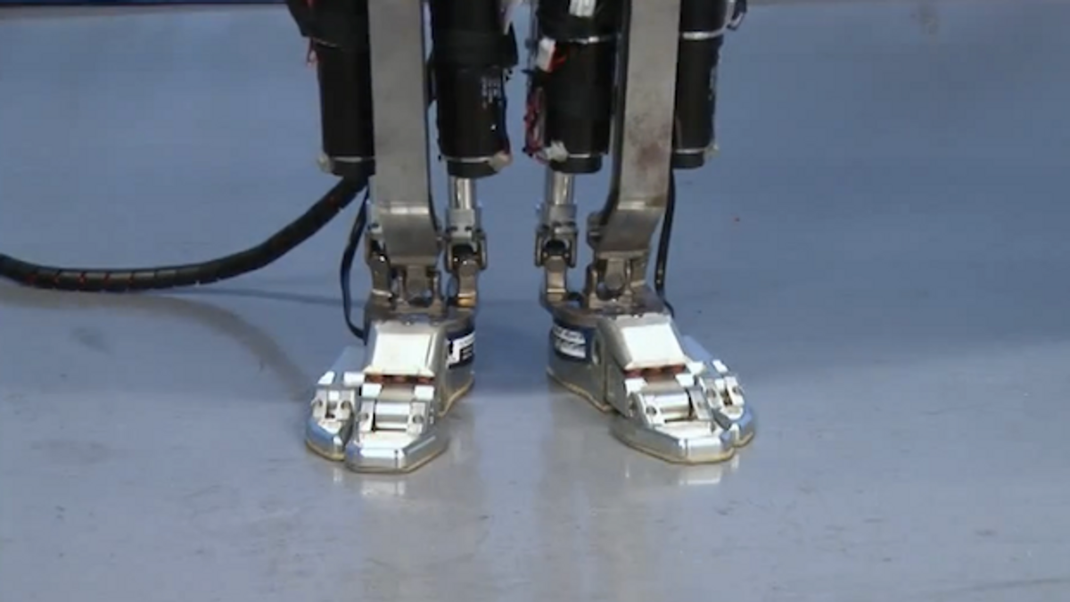Designing a More Human-Like Lower Leg for Biped Robots