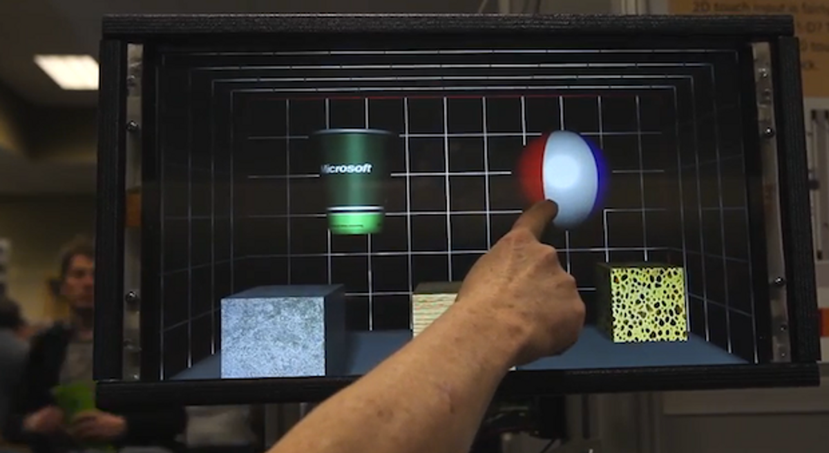 Microsoft's Robot Touch Screen Lets You Palpate a Brain