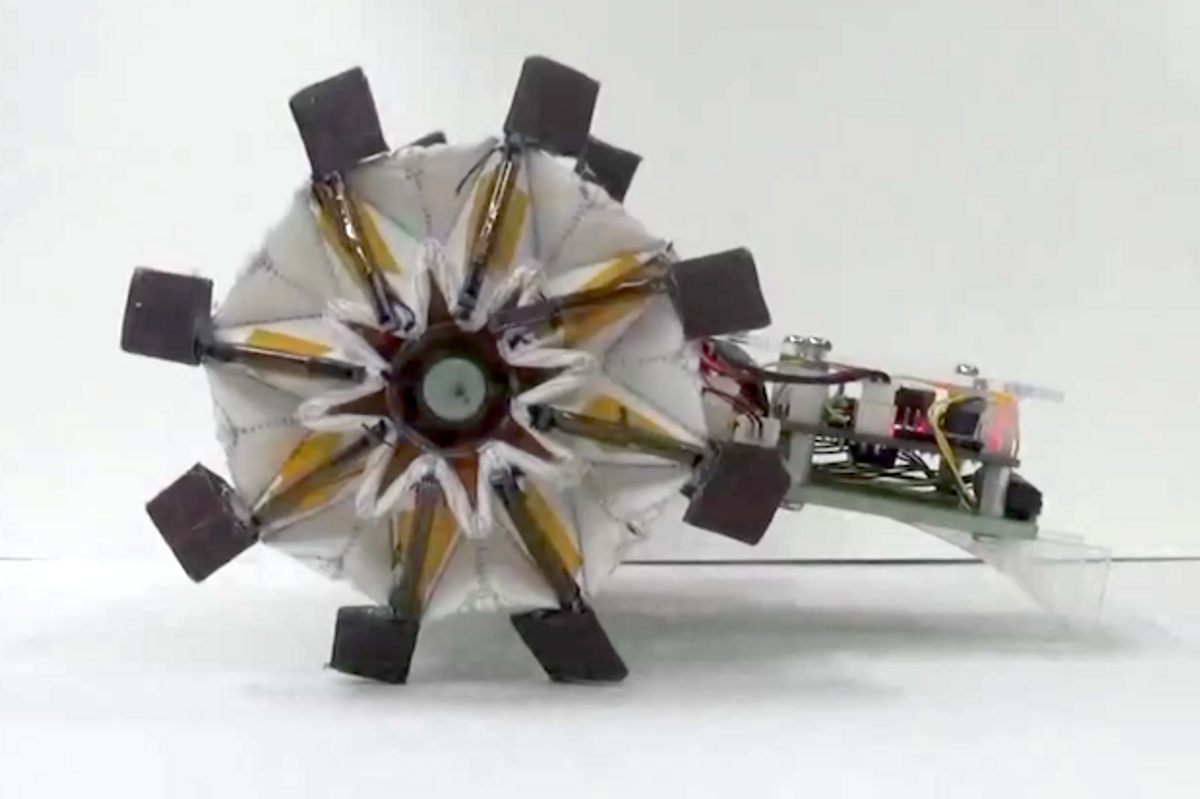 Robots Get Flexible and Torqued Up With Origami Wheels
