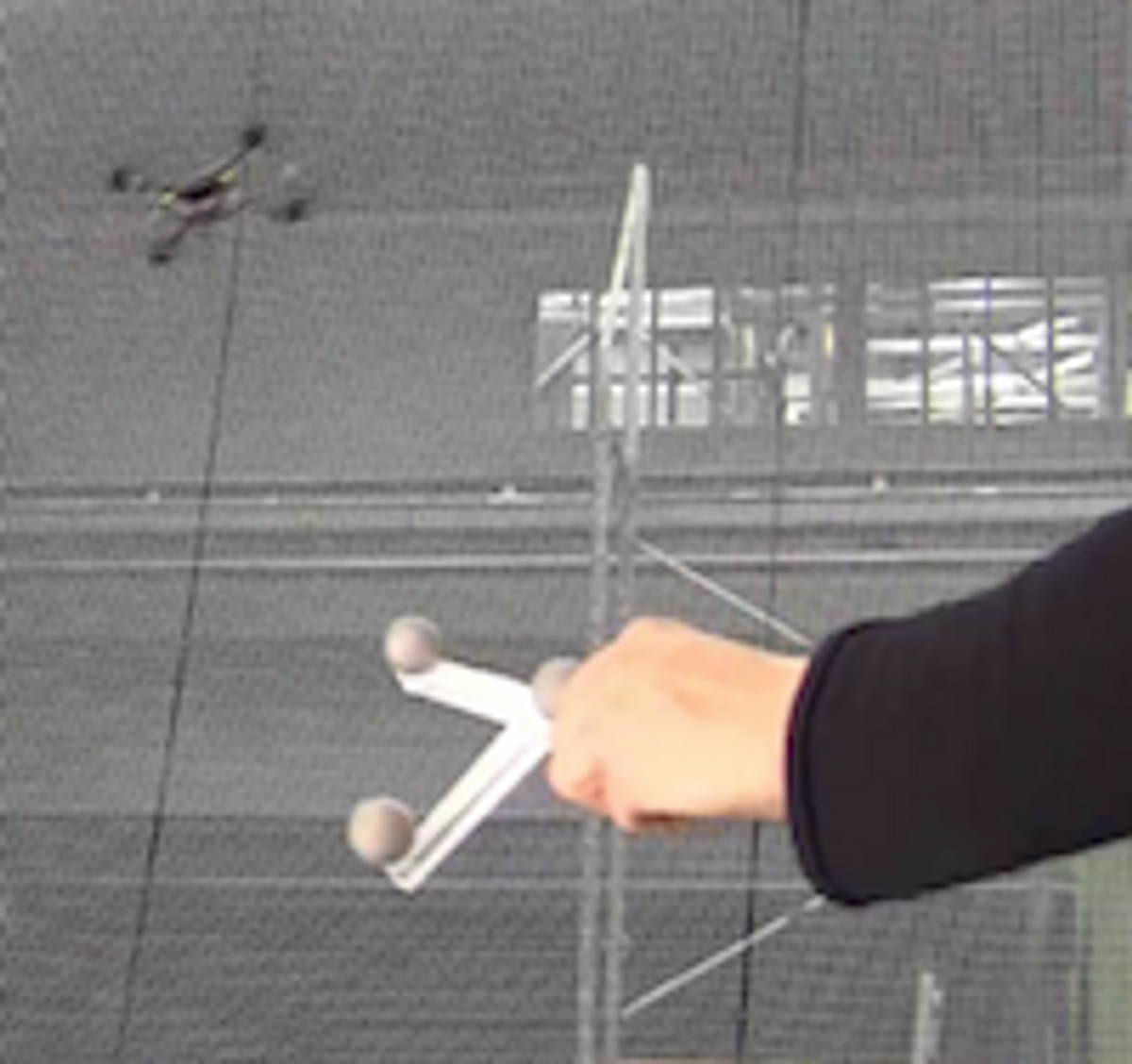 Controlling a Quadrotor Using Kinect