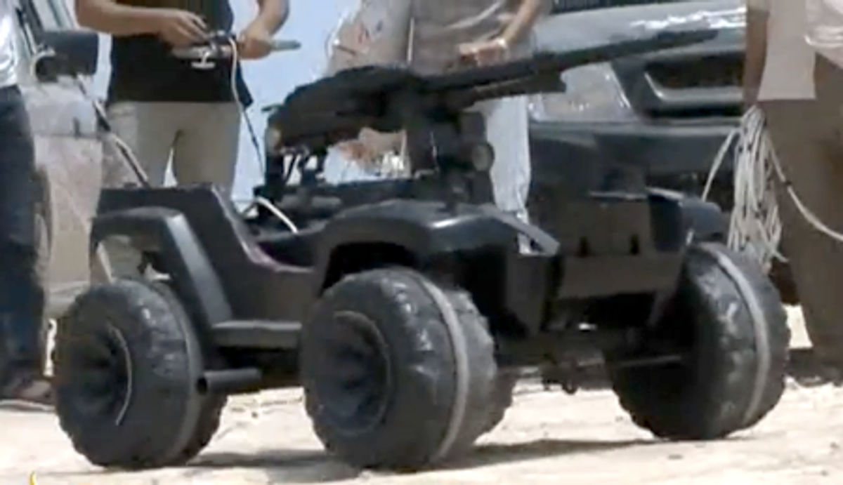 Libyan Rebels Making Armed Robots From Power Wheels Toys