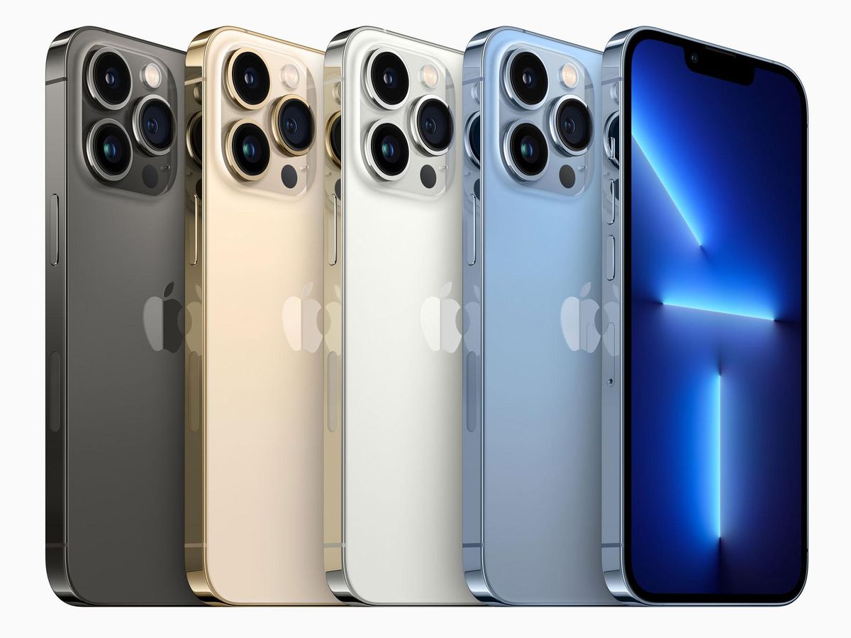 iPhone 13 in various colors.​