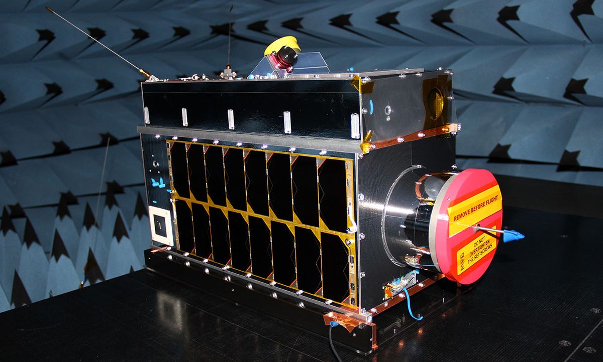 Iris, a methane-tracking microsatellite built by the company GHGSat, is slated to launch as soon as June 20th.