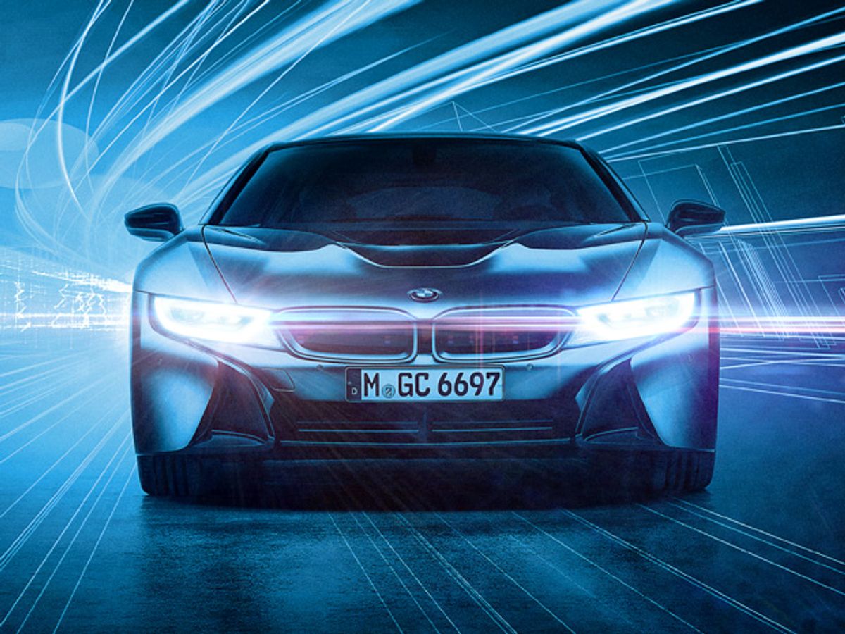 BMW Laser Headlights Slice Through the Dark