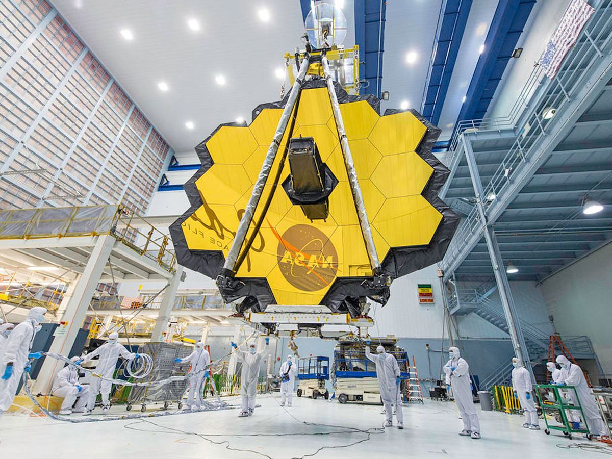 James Webb Space Telescope at the Johnson Space Center.