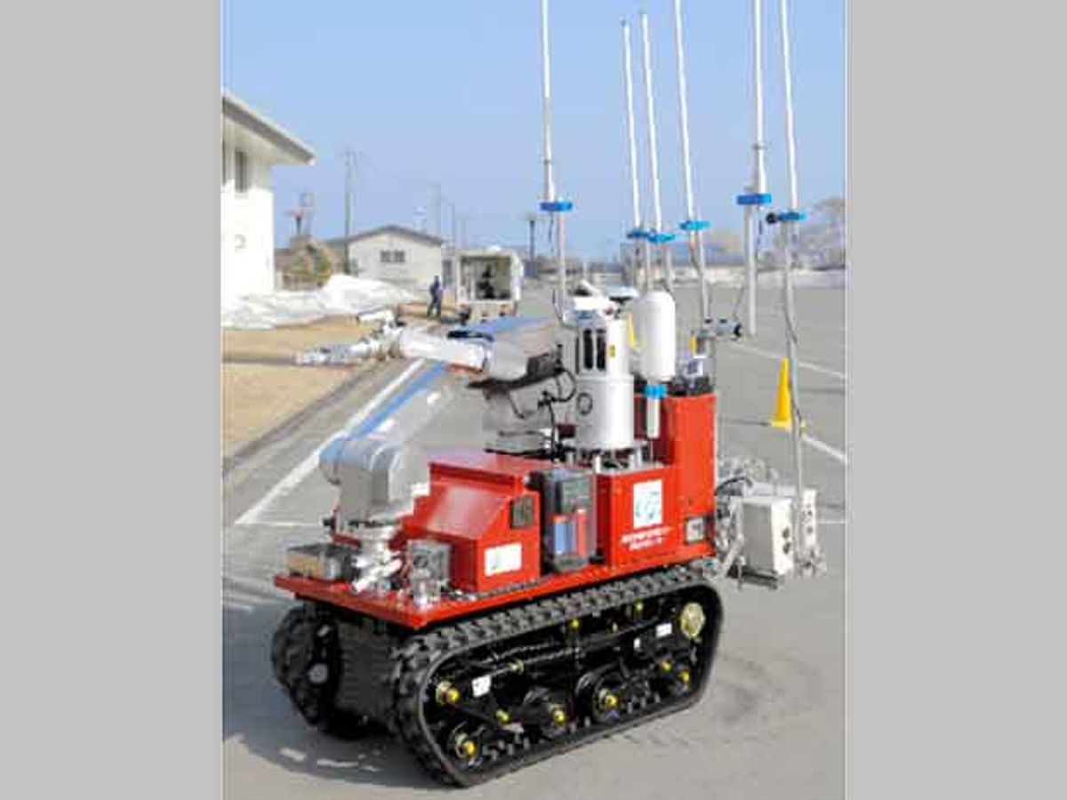 japan fukushima radiation monitoring robot