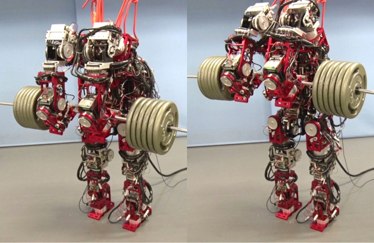 Japanese researchers are developing a disaster-response humanoid robot that can lift 120 kilograms.