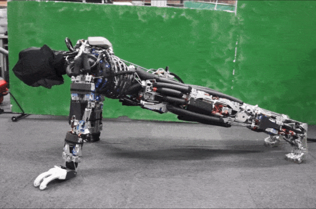 Kengoro humanoid robot that sweats and does push-ups