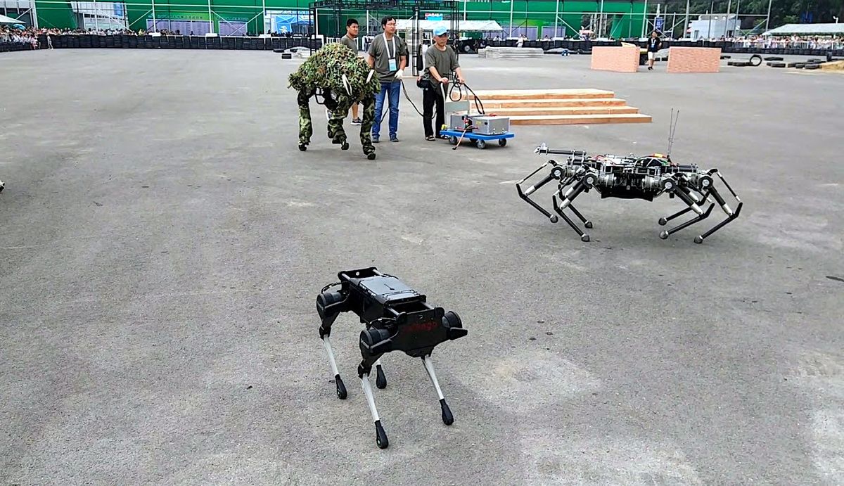 Laikago and other Chinese legged robots
