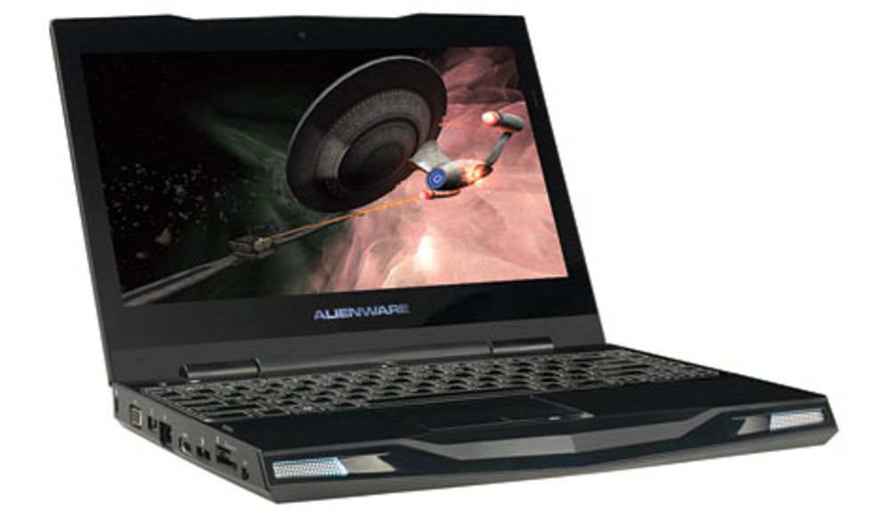 laptop with alienware image