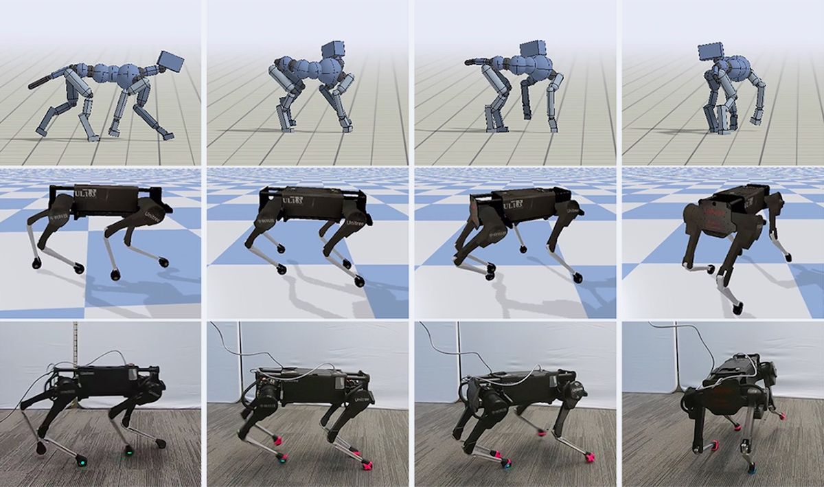 Learning Agile Robotic Locomotion Skills by Imitating Animals