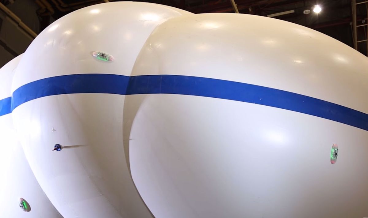 Lockheed Martin SPIDER airship repair robot