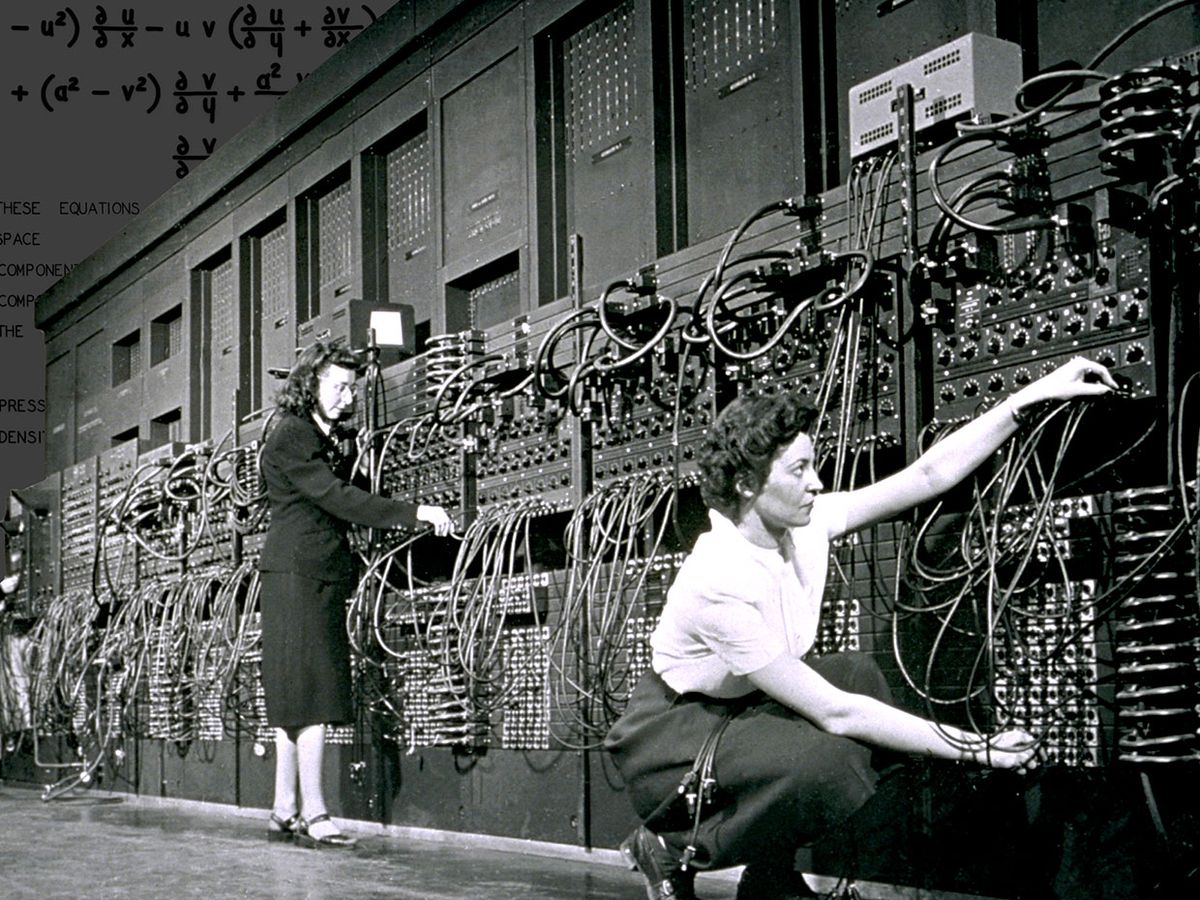 Marlyn Wescoff and Ruth Lichterman were two of the female programmers of ENIAC.