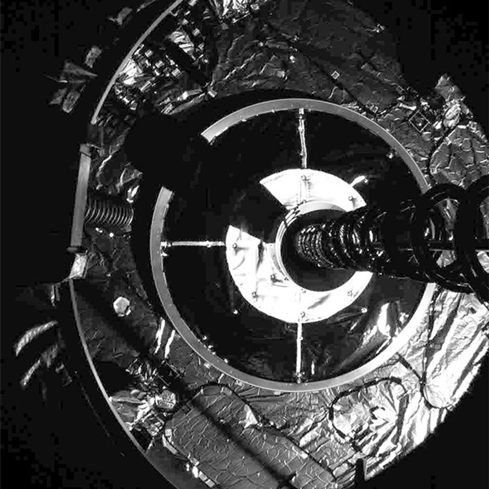 MEV-1 captures IS-901 to initiate the final docking of the two spacecraft.