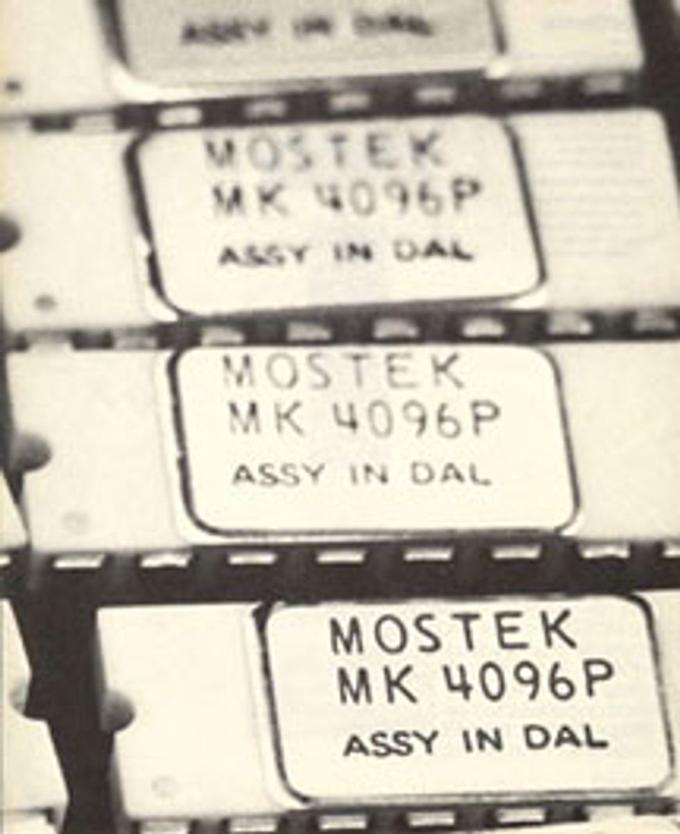 Mostek MK4096 4-Kilobit DRAM (1973)