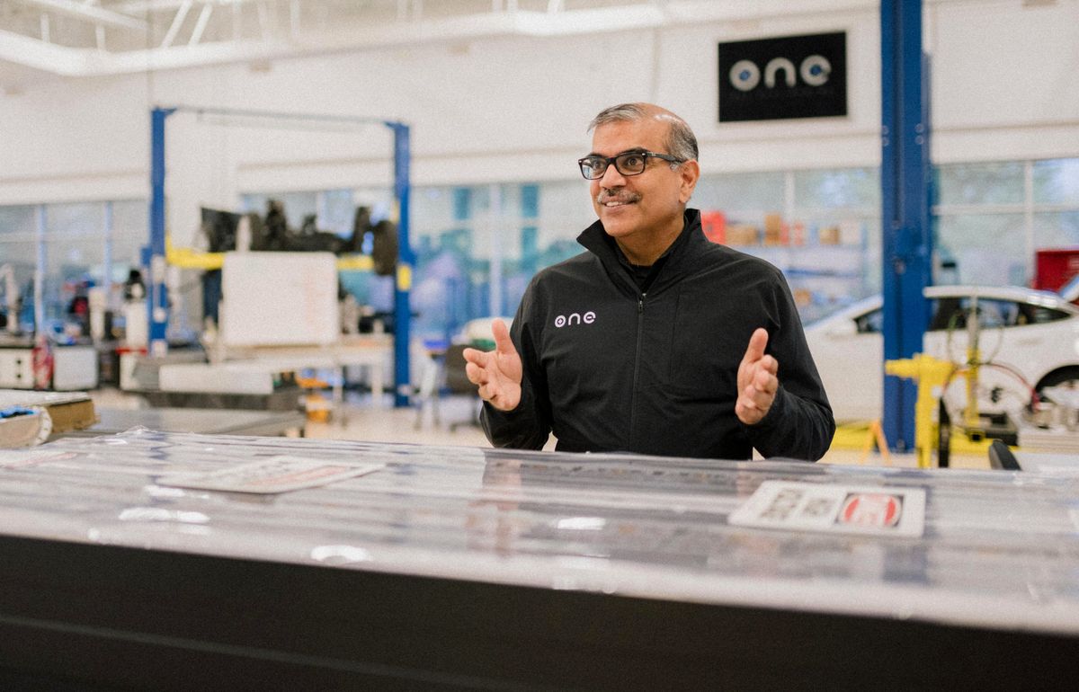 Mujeeb Ijaz, chief technology officer of Our Next Energy, is playing a key role in to bringing American-made batteries to market 