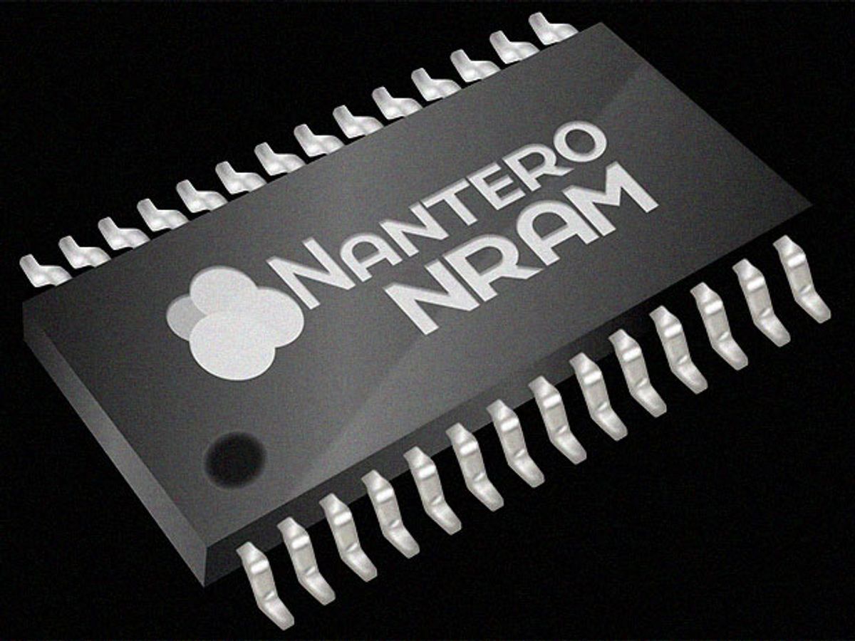 Nantero NRAM nonvolatile memory chip