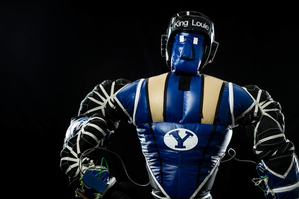 NASA-funded inflatable soft robot King Louie from Brigham Young University