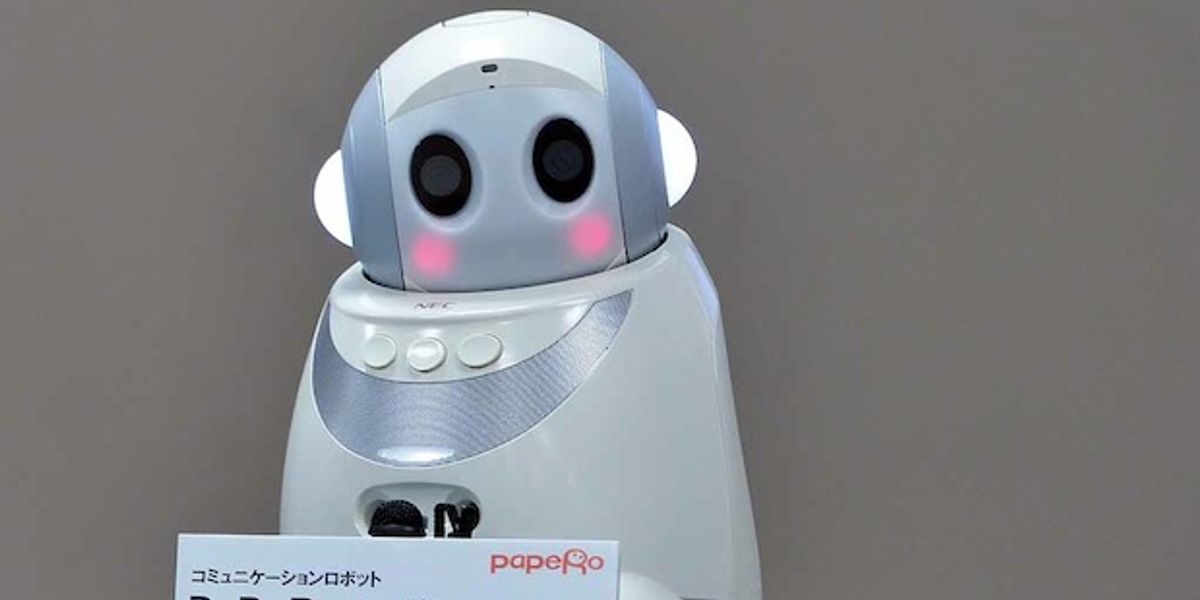 NEC Shows Off New Papero Petit Robot
