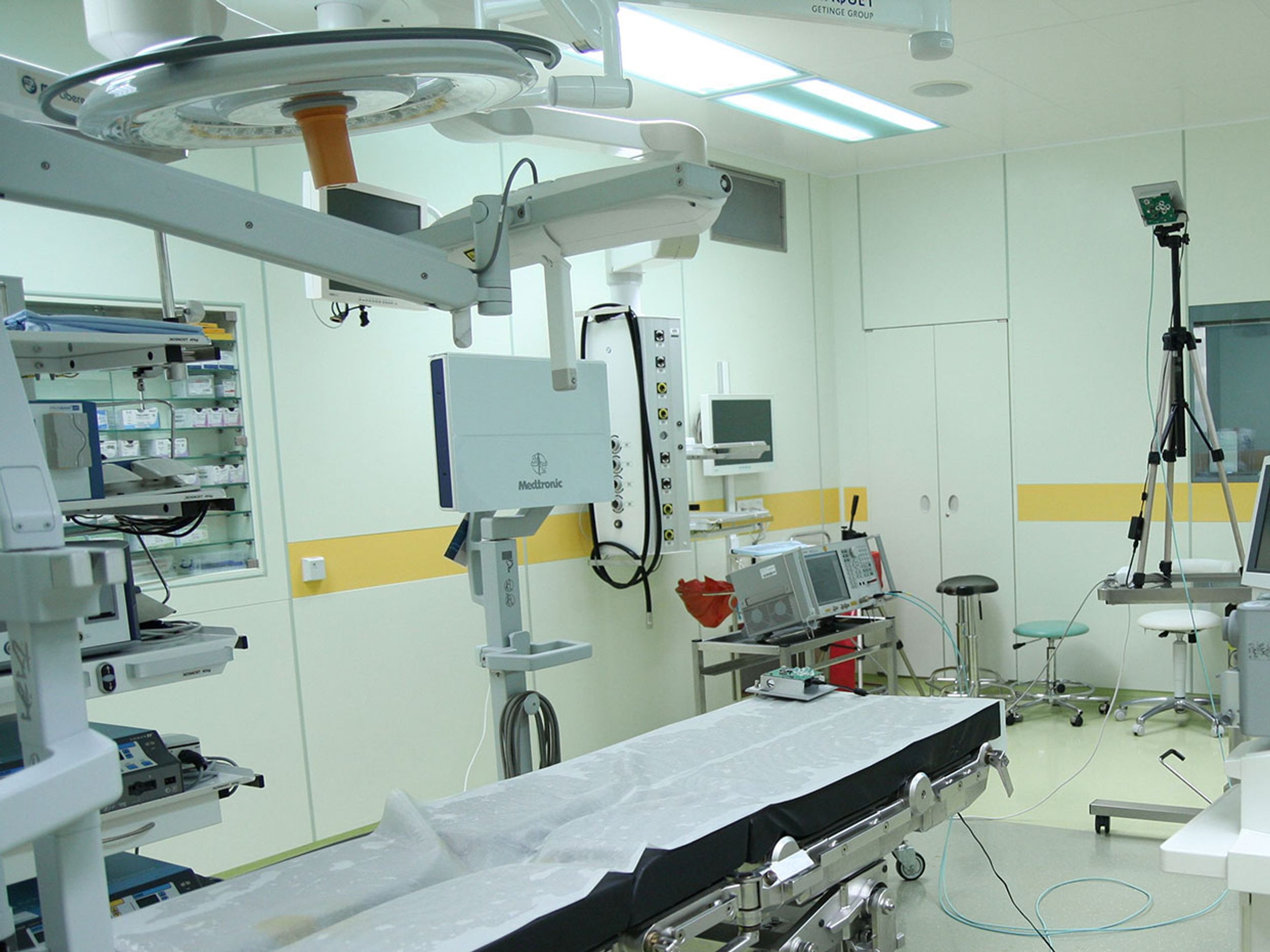 Neuro surgery operation room at FN Motol University Hospital, Prague used for the LiFi channel measurements