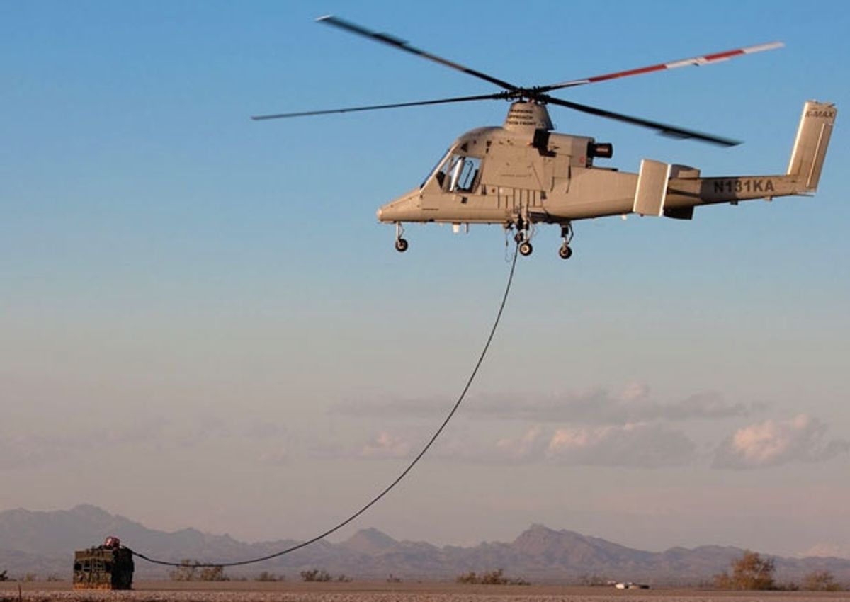 Robocopters Haul Tons of Stuff in Afghanistan, Return Home Victorious