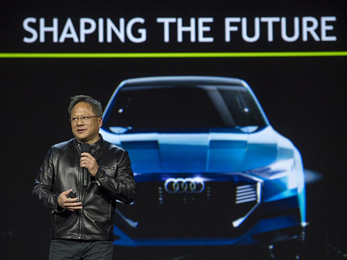 Nvidia CEO Huang at CES 2017