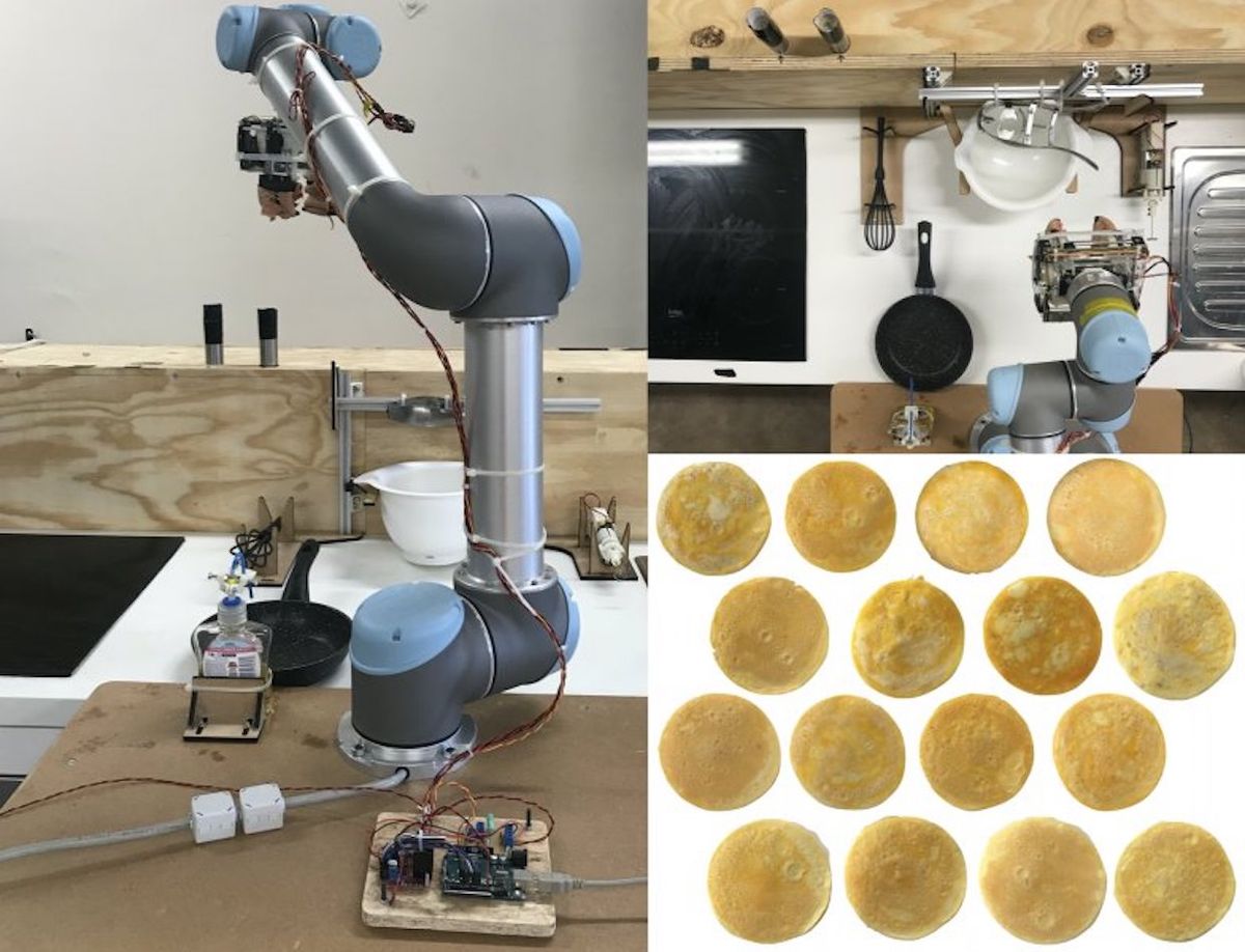 OmeletteBot, a fully autonomous end-to-end omelet-cooking robot