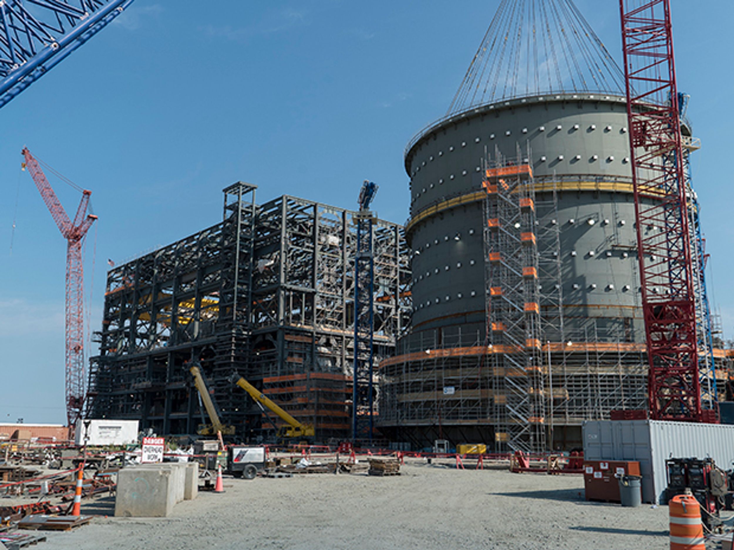 One of two Westinghouse AP1000 reactors to remain unfinished at South Carolina's VC Summer nuclear power plant