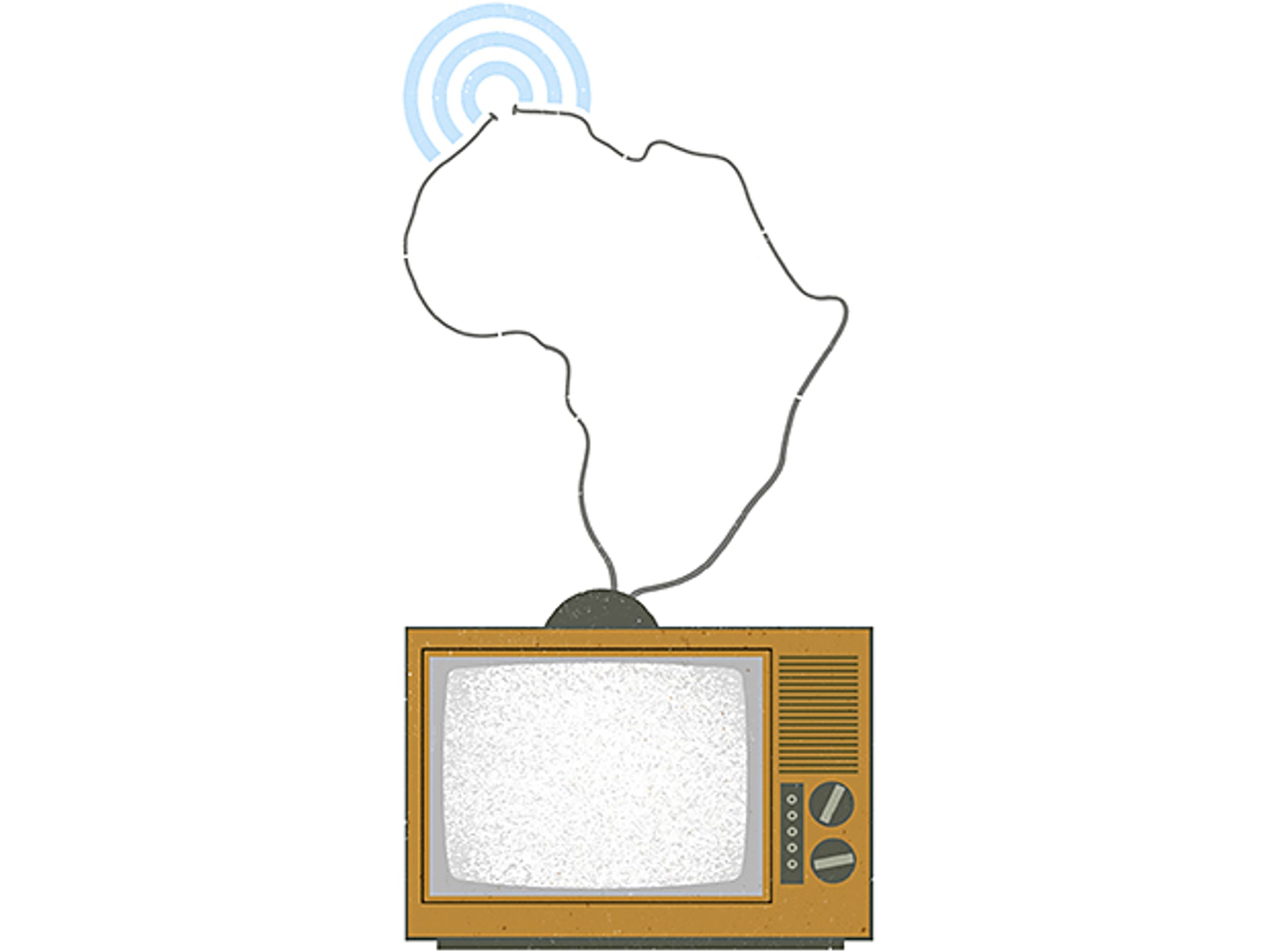 Opening illustration for Malawi and South Africa Pioneer Unused TV Frequencies for Rural Broadband.