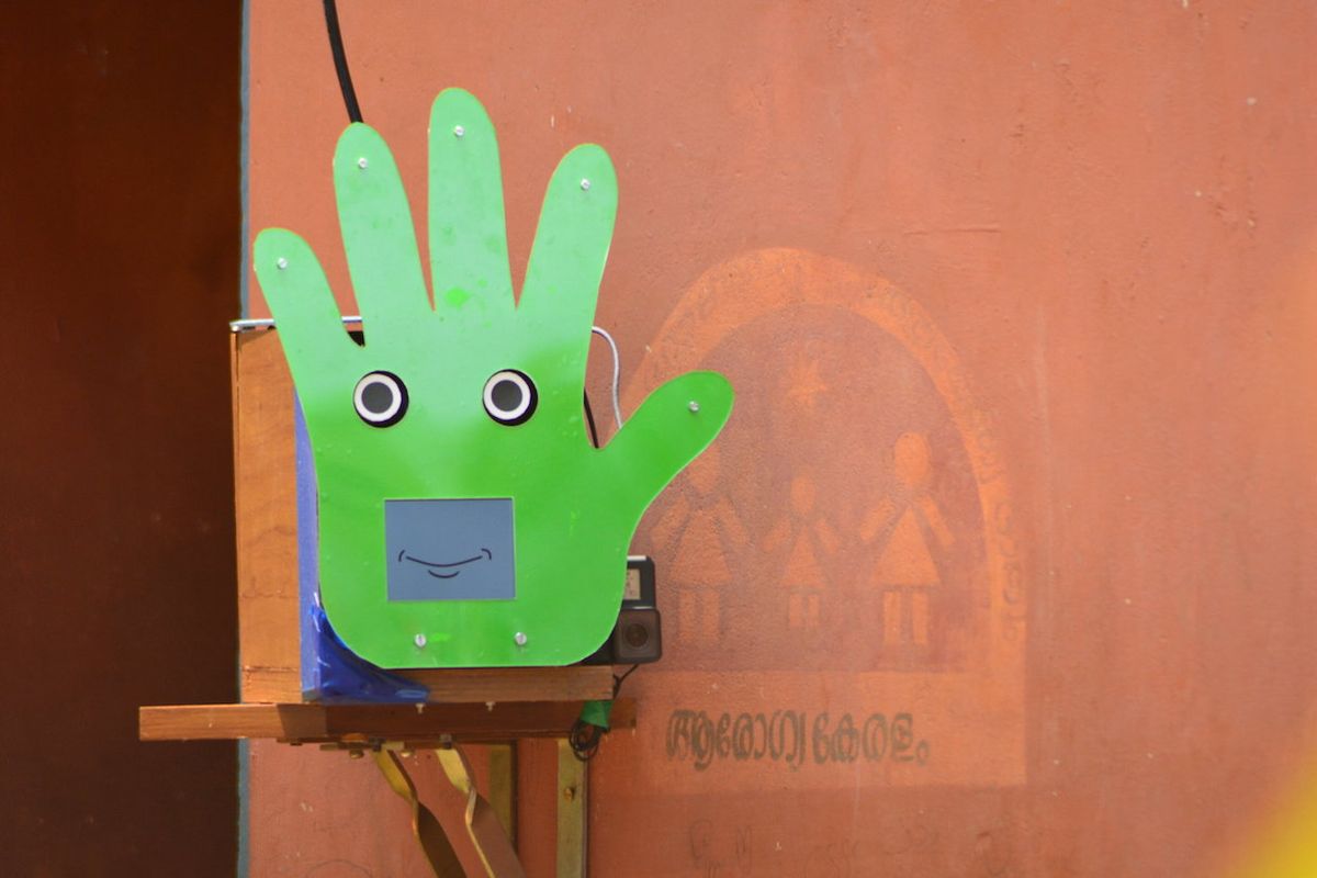 Pepe Robot Teaches Kids Hand Washing Skills in Rural India