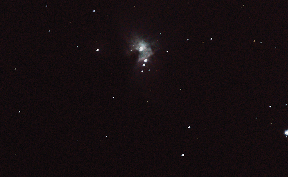 Photo of a nebula. 