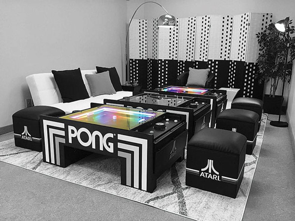 photo of a Pong room