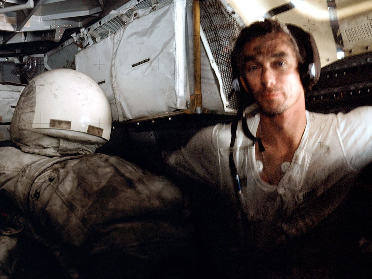 Photo of Apollo 17 astronaut, Eugene Cernan.